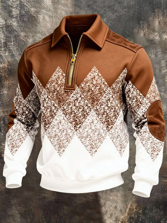 Olians | Stylisches Sweatshirt Mit Reißverschluss