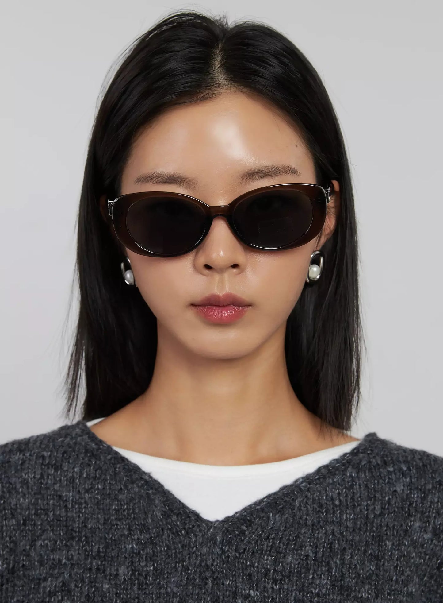 Vaelaina | Slim Oval Fashion Sonnenbrille