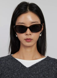 Vaelaina | Slim Oval Fashion Sonnenbrille