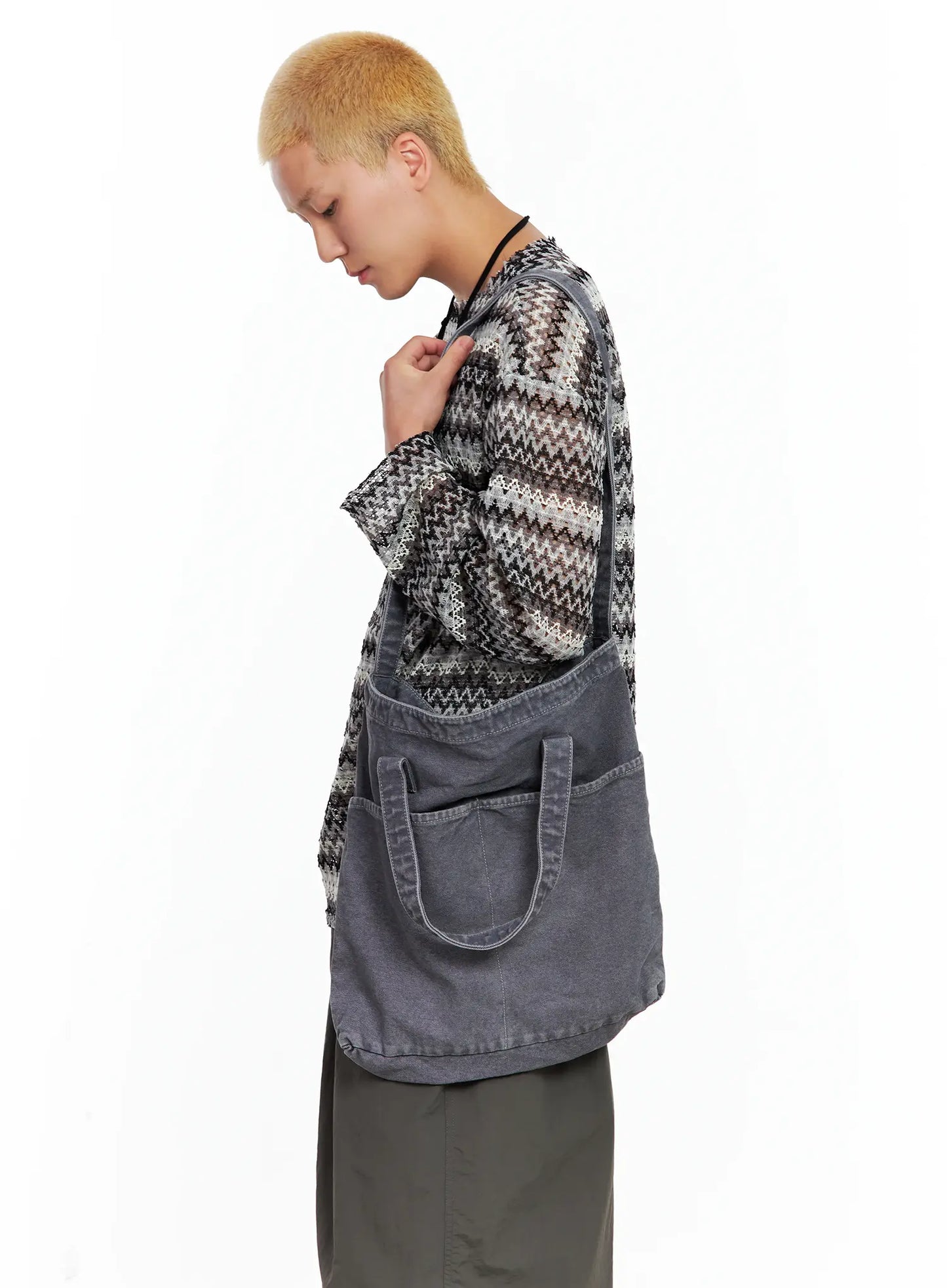 Petior | Herren Zwei-Wege Vintage Baumwolltasche IL511