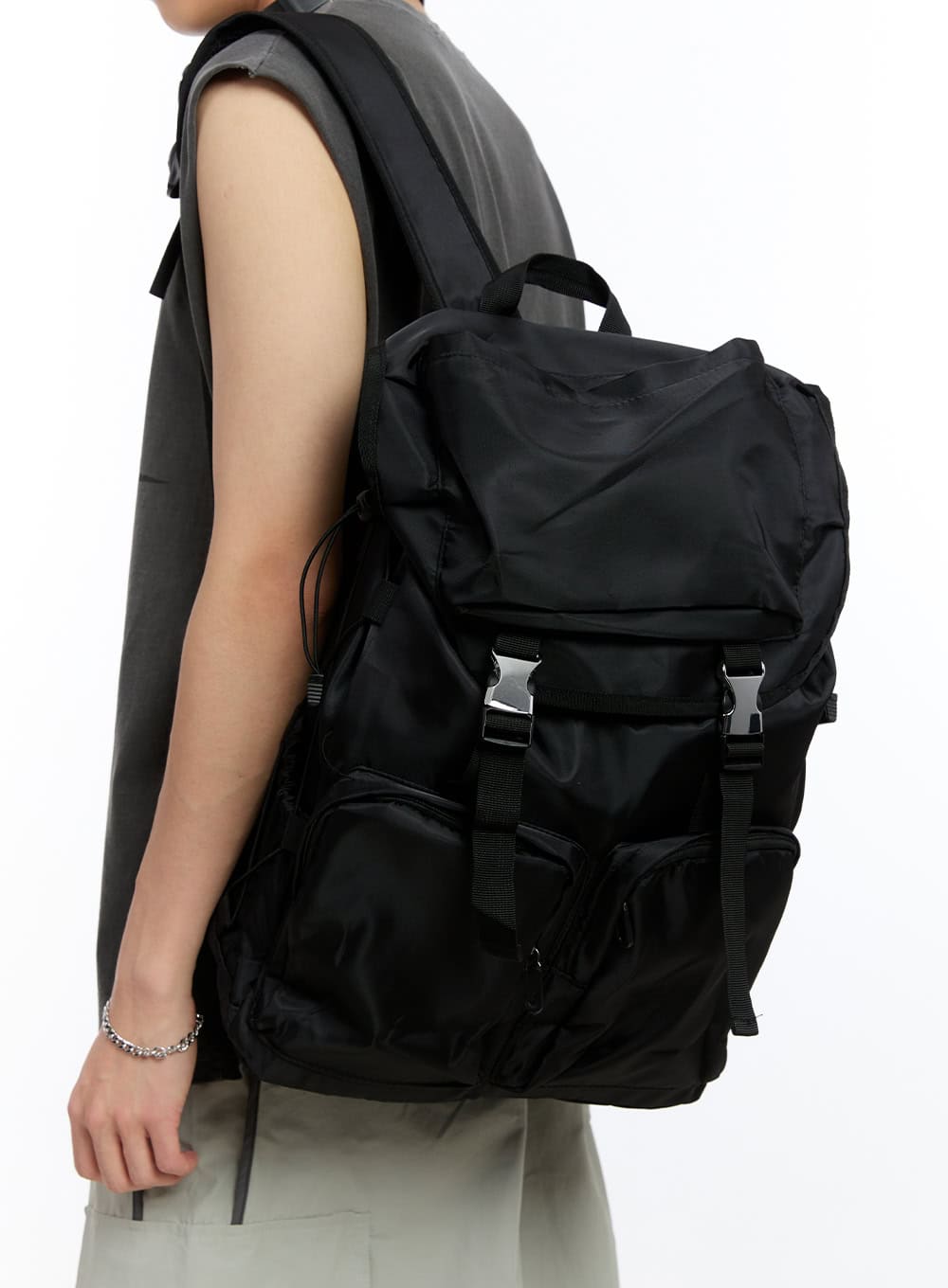 Isaelr | Herren Schnallen Rucksack IY530