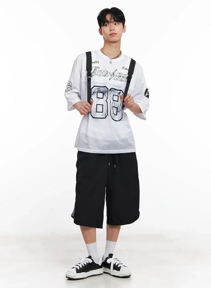 Feluen | Herren Mesh Drawstring Rucksack IL501
