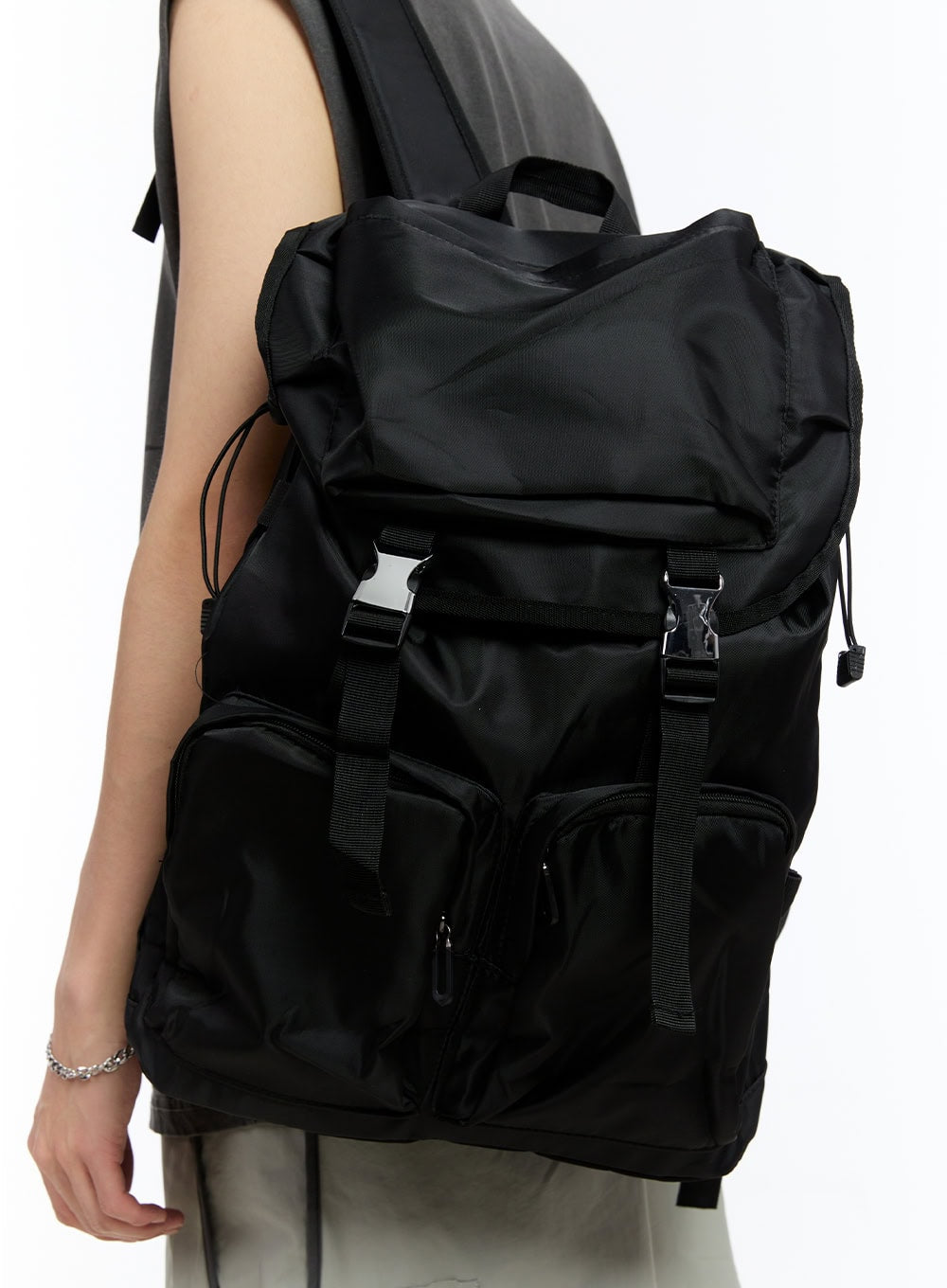 Isaelr | Herren Schnallen Rucksack IY530