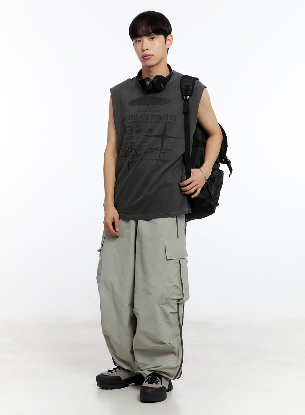 Isaelr | Herren Schnallen Rucksack IY530