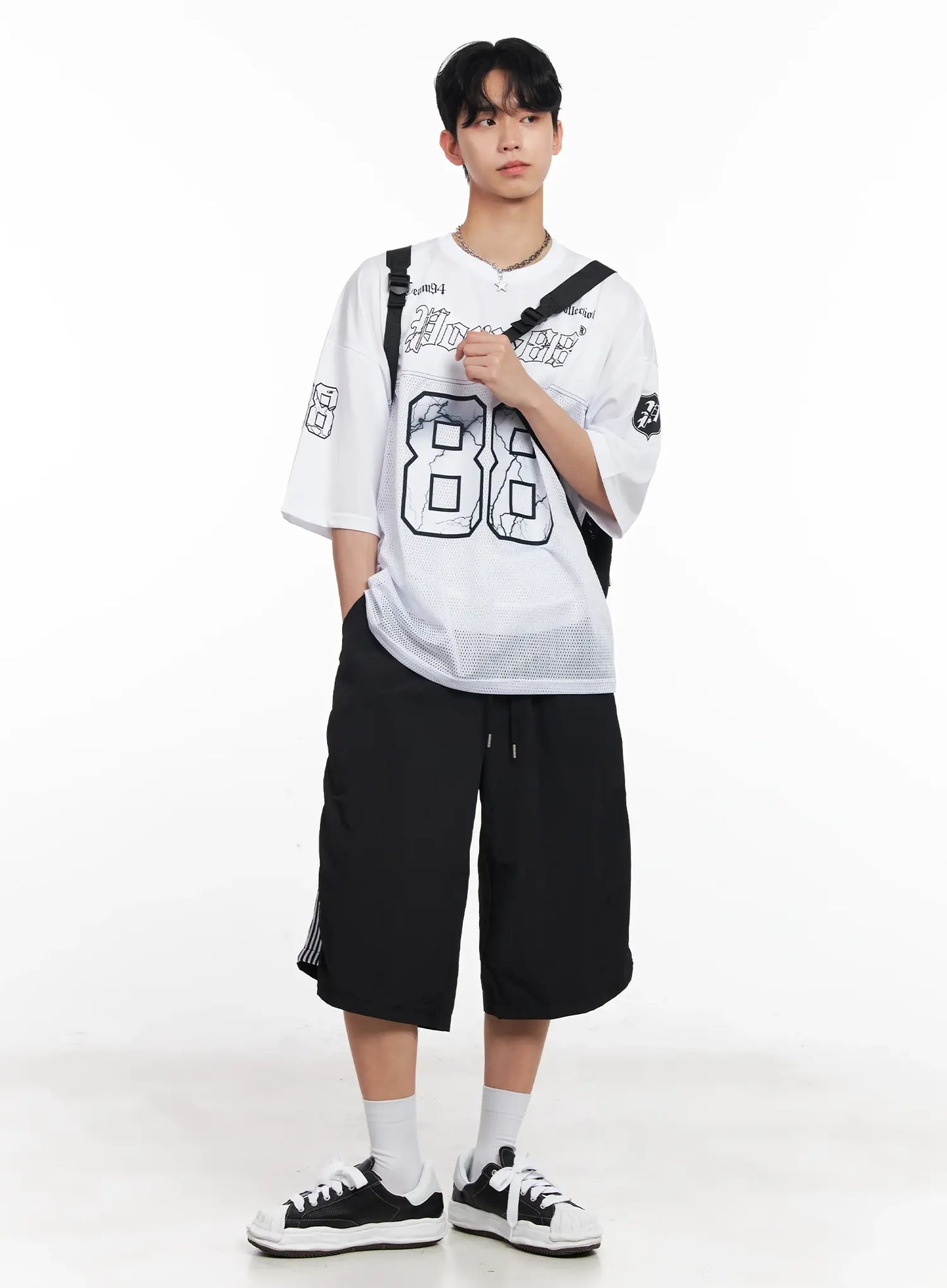 Feluen | Herren Mesh Drawstring Rucksack IL501