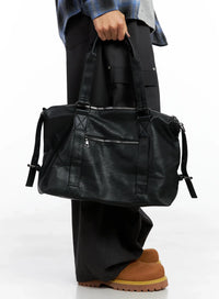 Leoarn | Faux-Leder Tote Bag