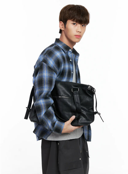Leoarn | Faux-Leder Tote Bag