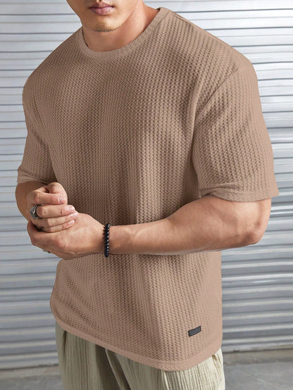 Oliuas | Komfortstruktur Herren T-Shirt