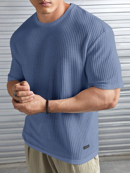 Oliuas | Komfortstruktur Herren T-Shirt