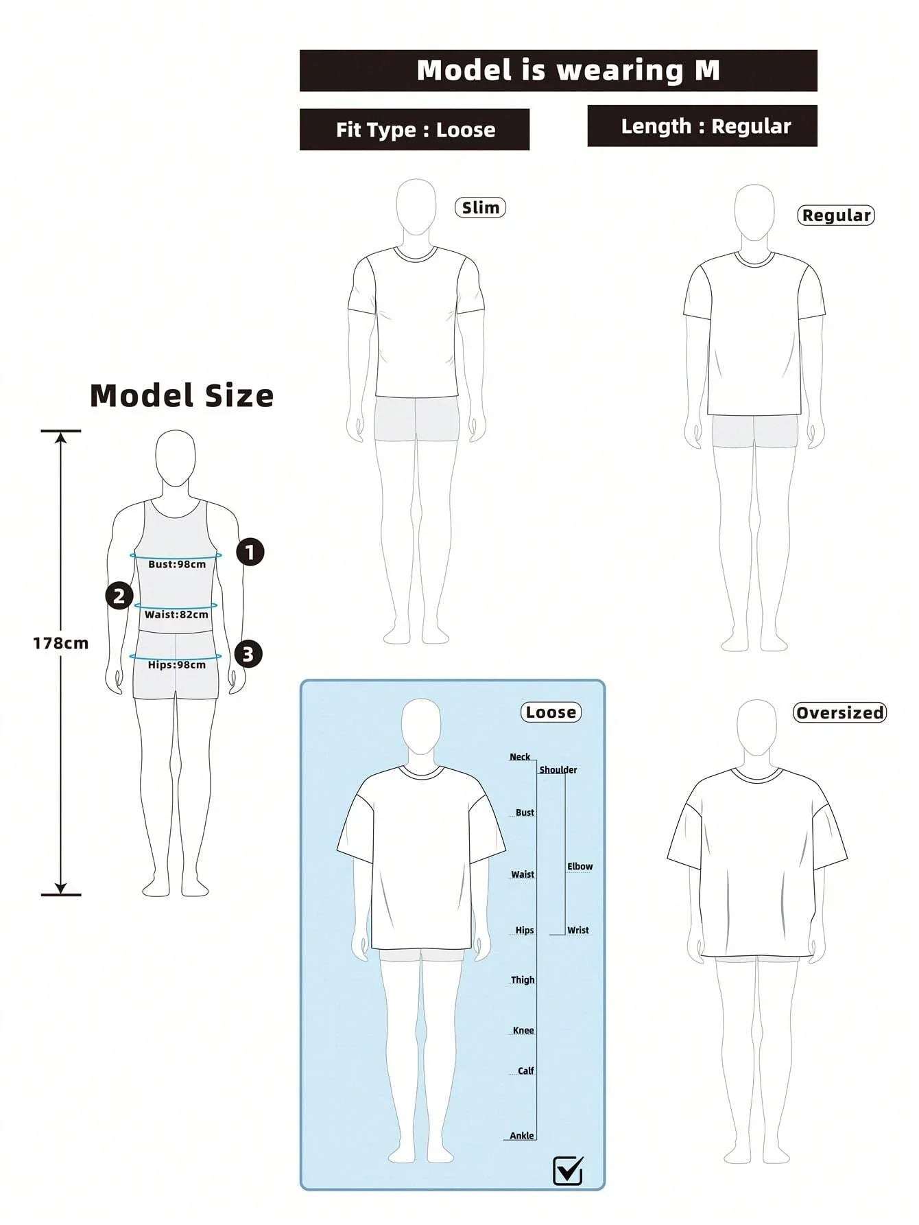 Oliuas | Komfortstruktur Herren T-Shirt