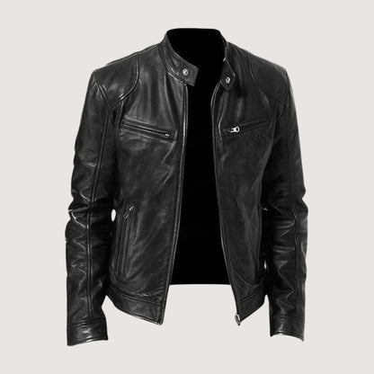 Isauio | Herren Lederjacke