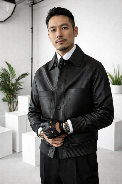 Gabelio | Herrenjacke Aus Kunstleder