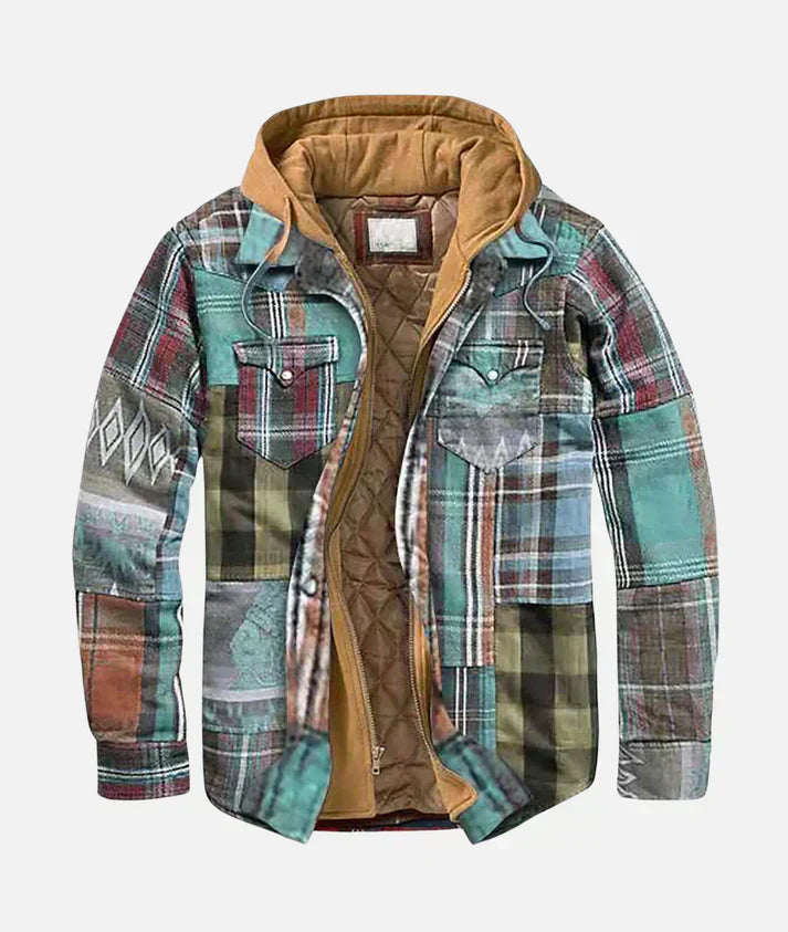 Isauel | Karierte Patchworkjacke