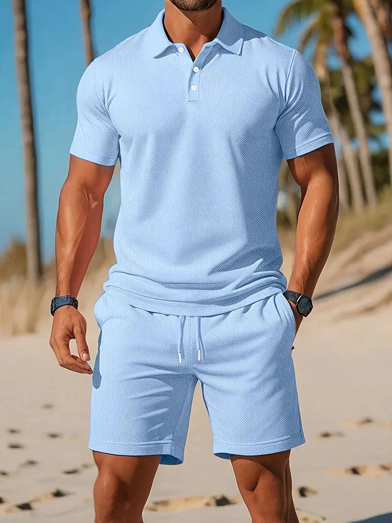 Kelvin Lässiges Zweiteiliges Sportset