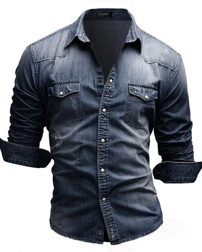 Theoorio | Herren Denim-Shirt