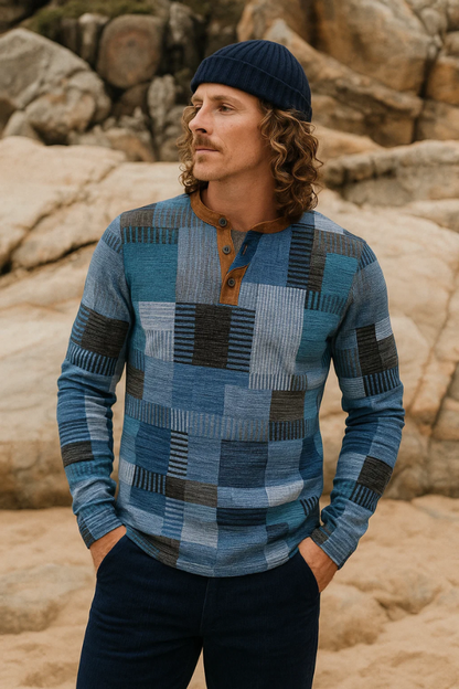 Kalann | Elegantes Henley-Hemd