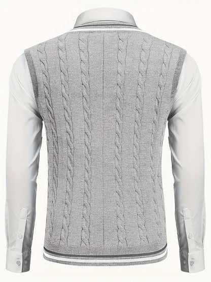 Olions | Ärmelloser Strickpullover
