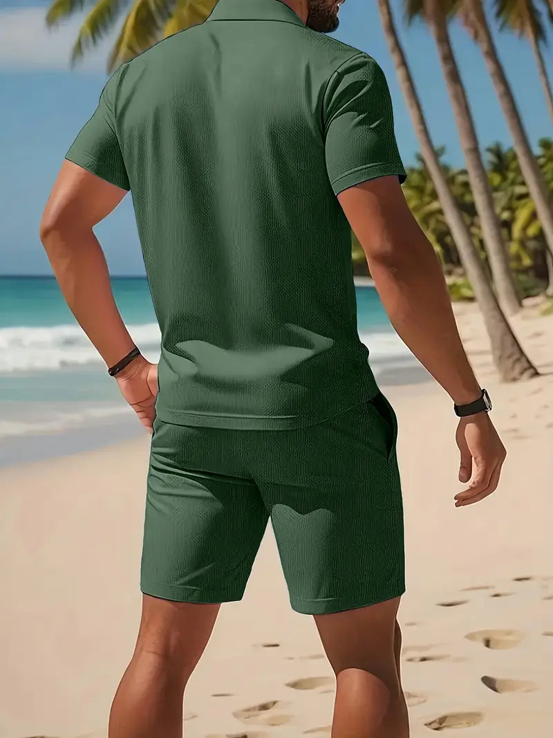 Kelvin Lässiges Zweiteiliges Sportset