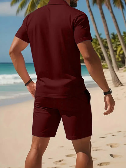 Kelvin Lässiges Zweiteiliges Sportset