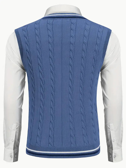 Olions | Ärmelloser Strickpullover