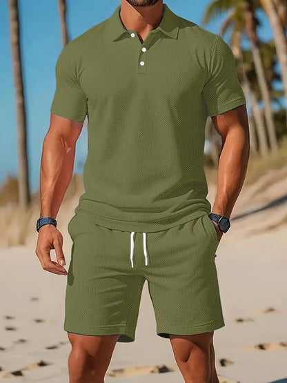 Kelvin Lässiges Zweiteiliges Sportset