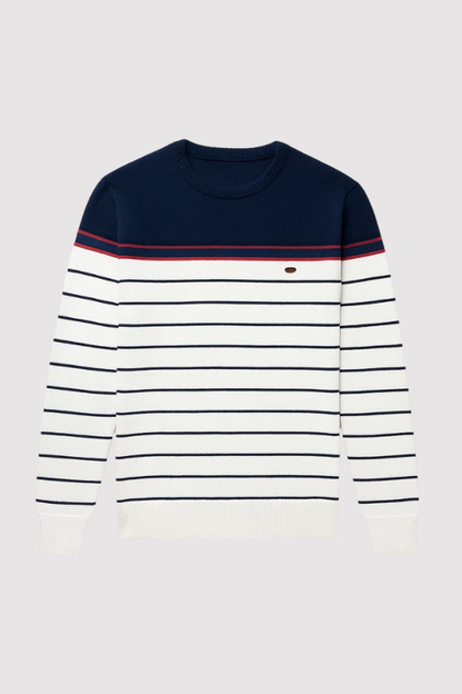 Rafanus | Herrenpullover mit Streifenmuster