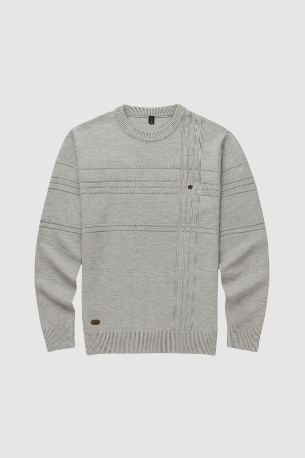 Caranr | Stilvoller Herrenpullover mit Karodesign
