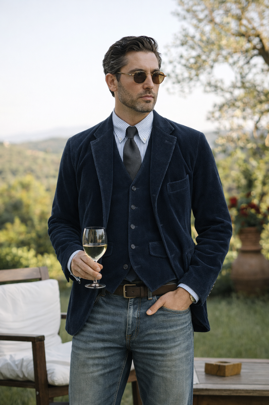 Alelen | Eleganter Anzug mit Jacke und Weste