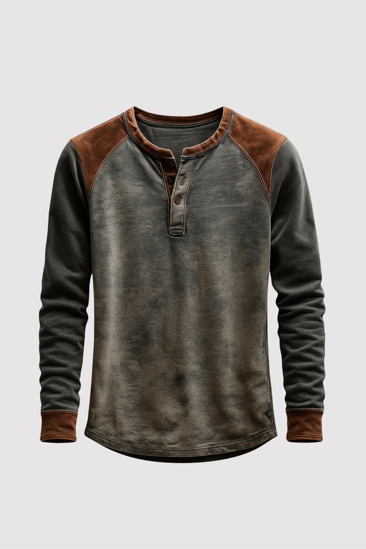 Rafir | Henley-Shirt Langarm & Komfortabel