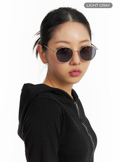 Roiaina | Retro Runde Sonnenbrille