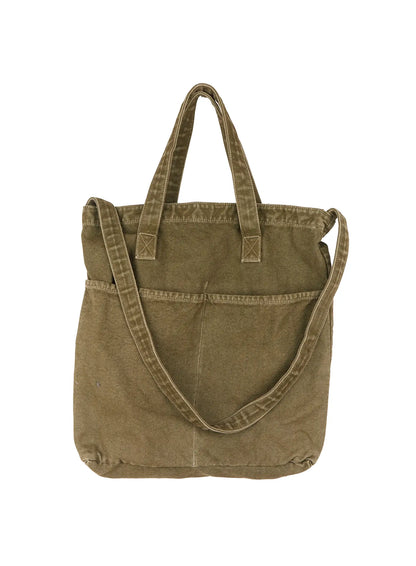 Petior | Herren Zwei-Wege Vintage Baumwolltasche IL511