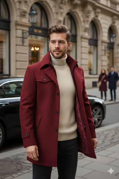 Gabelan | Luxuriöser Wollmantel