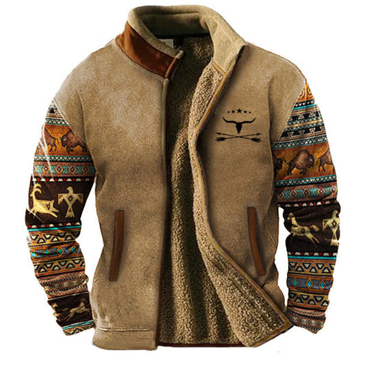 Nikoror | Lässige Fleecejacke für Herren
