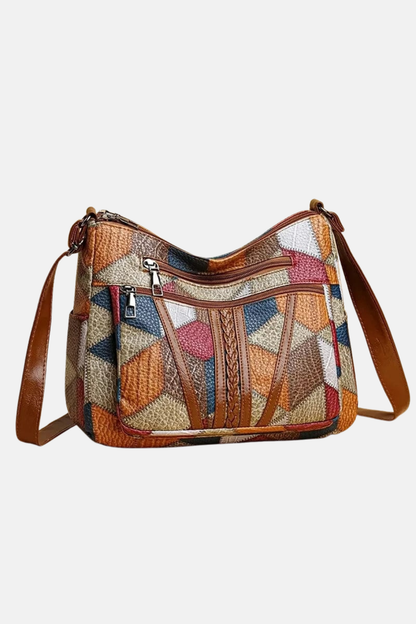 Ritaette | Elegante Lederhandtasche im Mosaikdesign