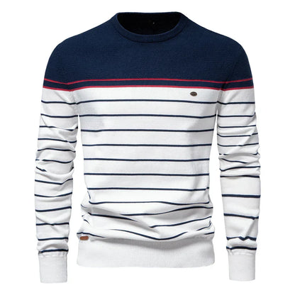 Rafanus | Herrenpullover mit Streifenmuster