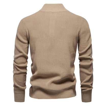 Benenas | Herrenpullover mit Knopfdesign
