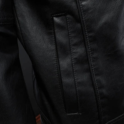 Samorr | Lässige Schlanke Passform LederJacke