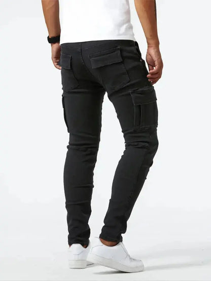 Leoeio | Denim Jeans Cargo Hose