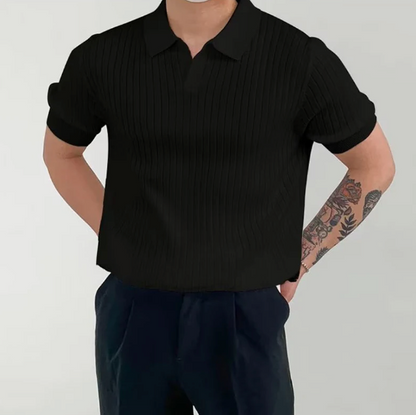 Henenor | Feinstruktur Polo-Shirt