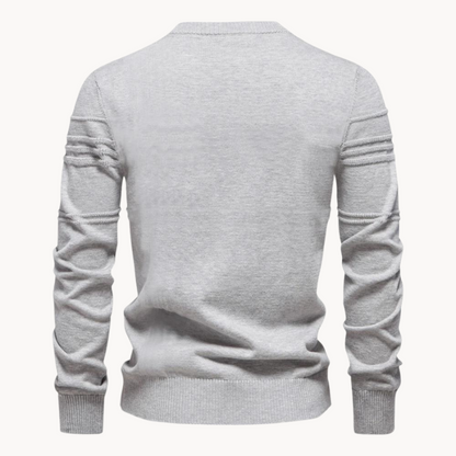 Caranr | Stilvoller Herrenpullover mit Karodesign