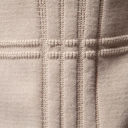 Caranr | Stilvoller Herrenpullover mit Karodesign