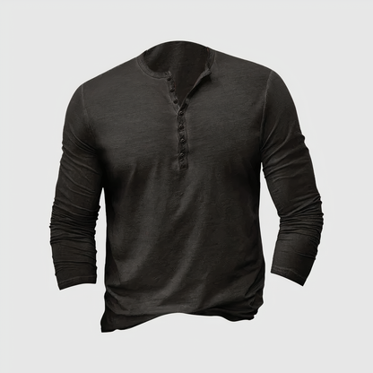 Kaloan | Naturzug Herren Langarmshirt