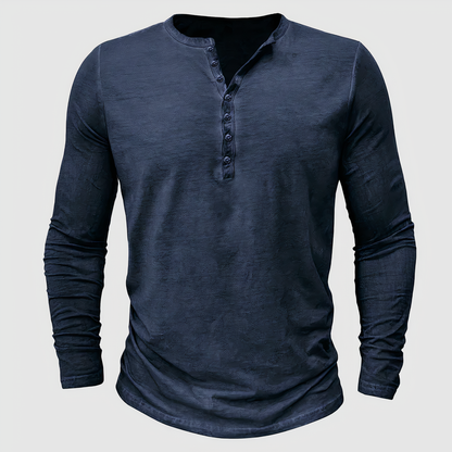 Kaloan | Naturzug Herren Langarmshirt