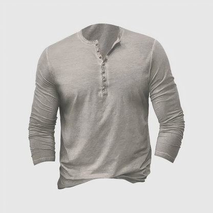 Kaloan | Naturzug Herren Langarmshirt