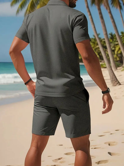 Kelvin Lässiges Zweiteiliges Sportset