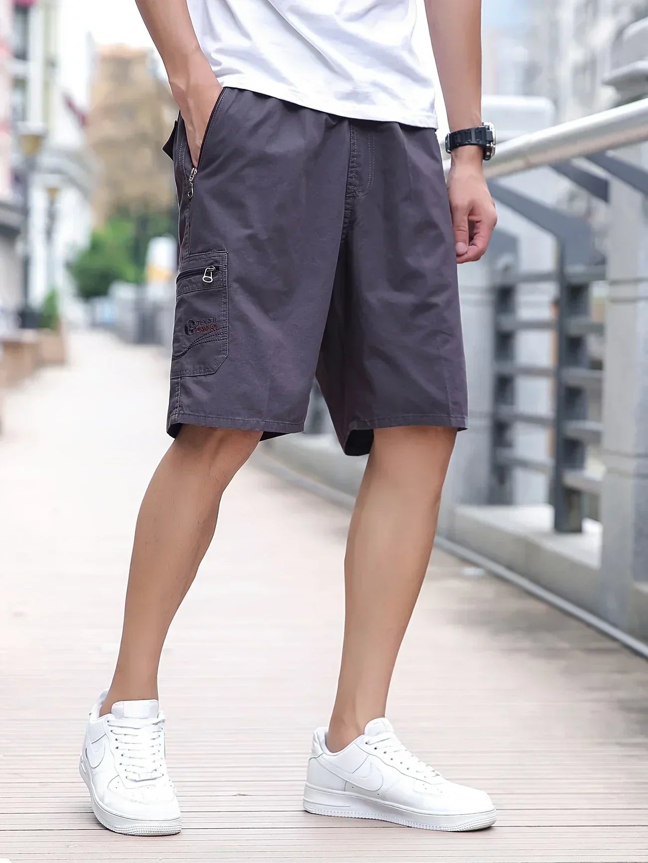 Caroris | Leichte Cargo Shorts Mit Tasche