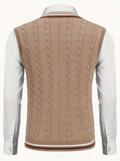 Olions | Ärmelloser Strickpullover