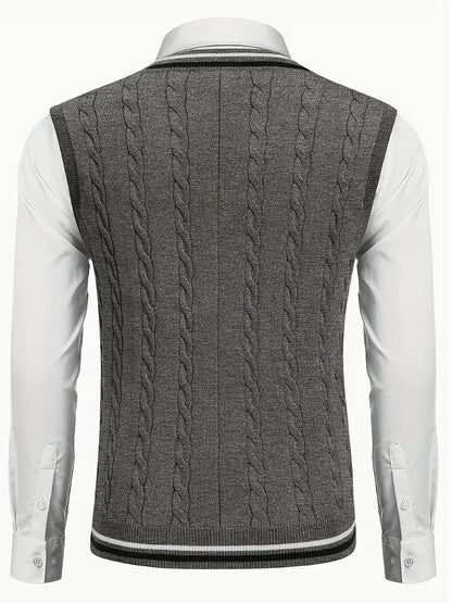 Olions | Ärmelloser Strickpullover
