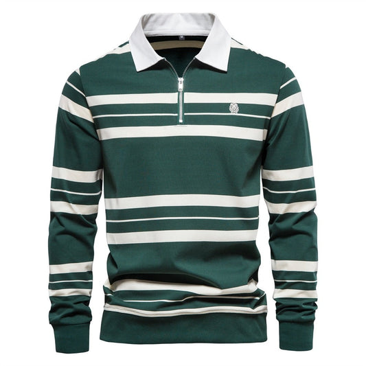 Maronan | Finesso Herren Langarm Polo-Shirt