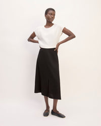 Gioraora | Schwarz Mini-Jacquard-Rock